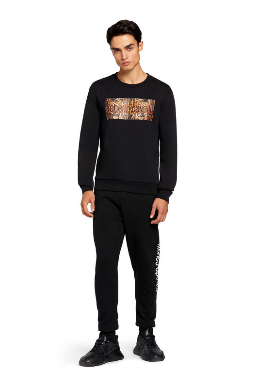 UG Logo-Print Sweatshirt BLACK LYX11F-CF114