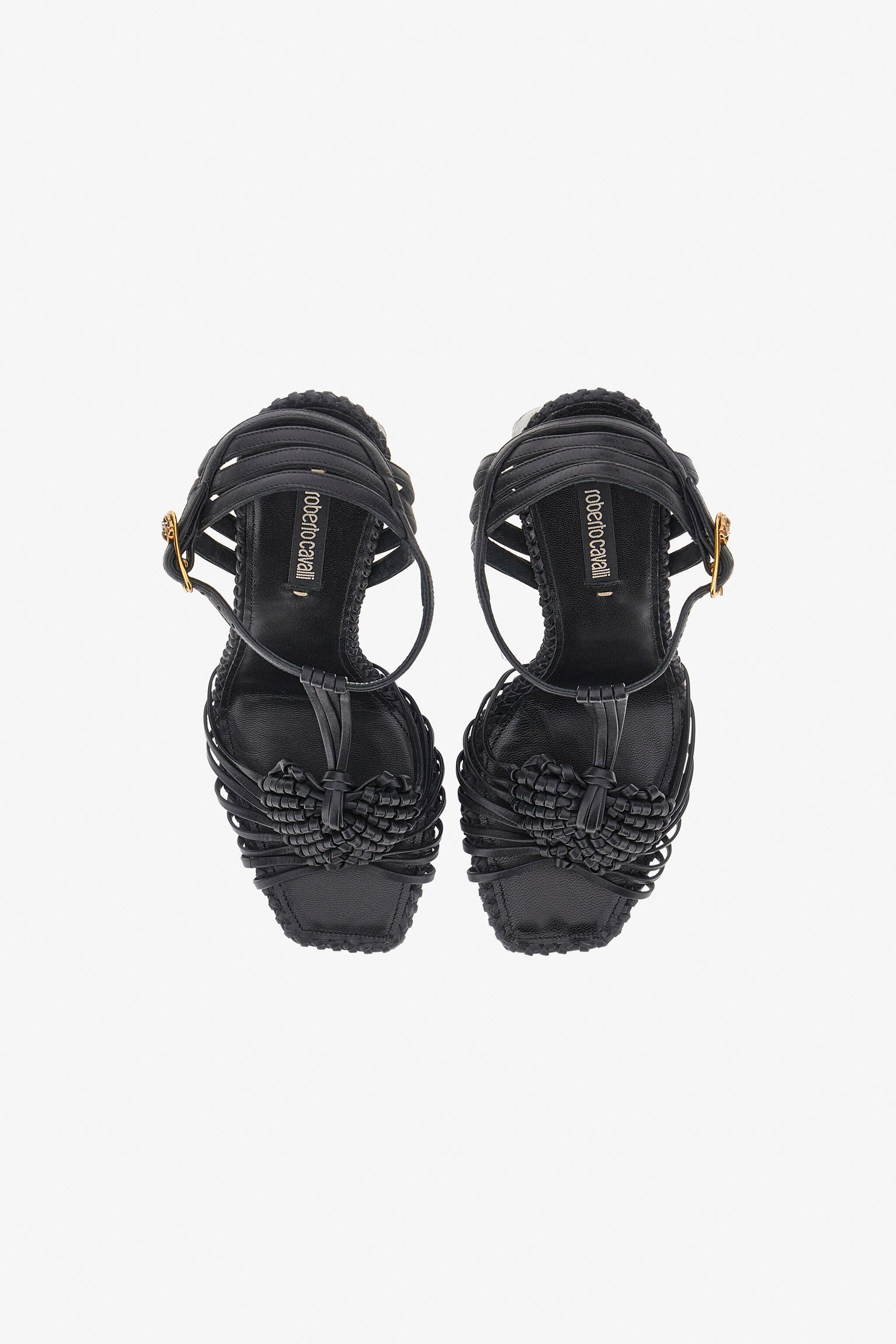 RC Sandali con intrecci Nero SWS012-PZ899
