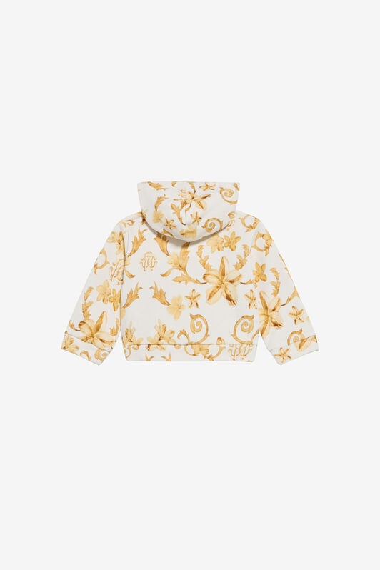 RC Felpa Stampa Gold Arabesque WHITE/GOLD TJT663-5ON37
