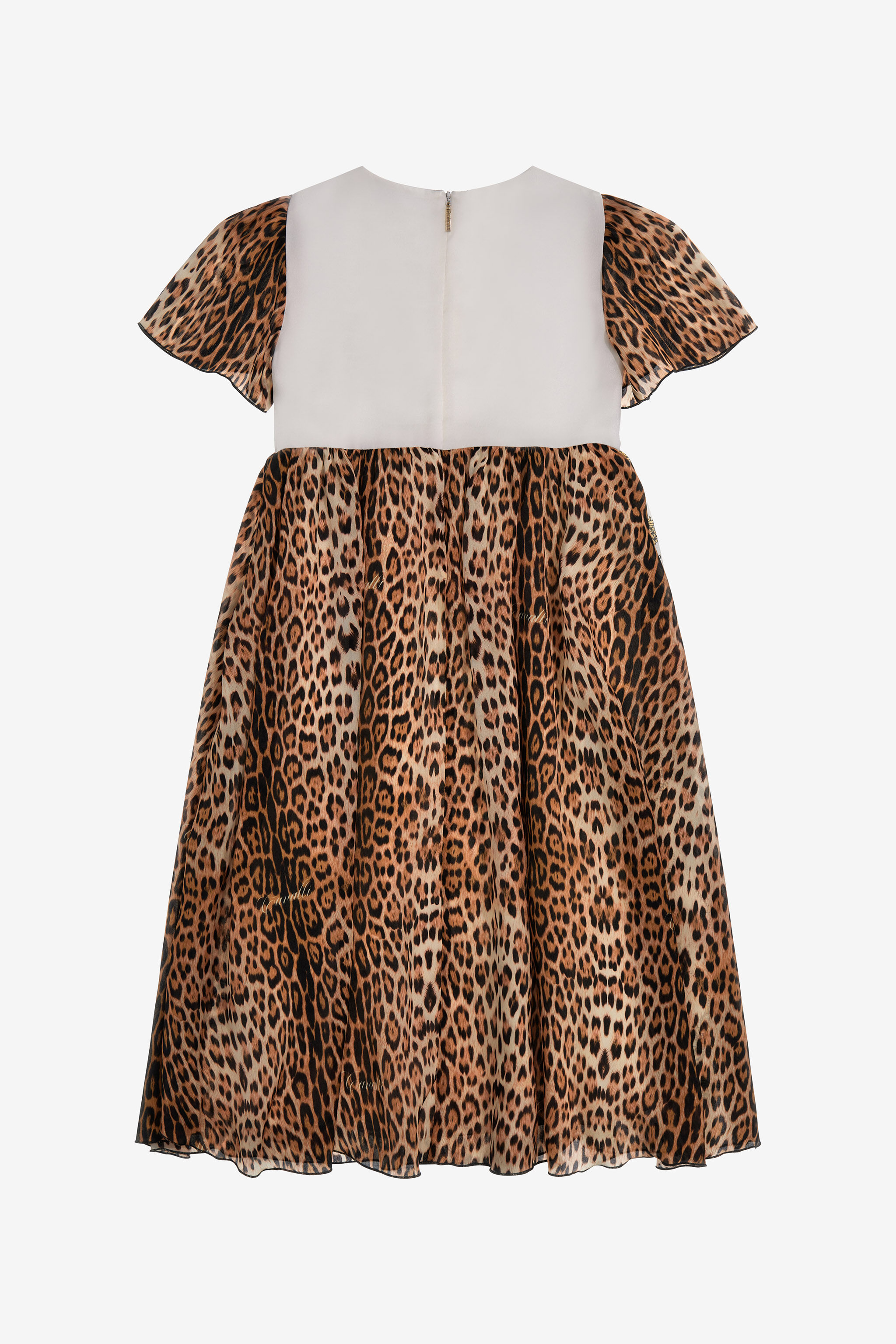 JU Jaguar Skin print dress Hellbraun SJT122-2NI69