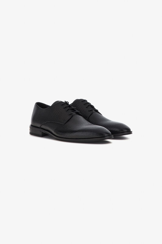 RC Leather Oxford shoes Black RRS025-PZ407