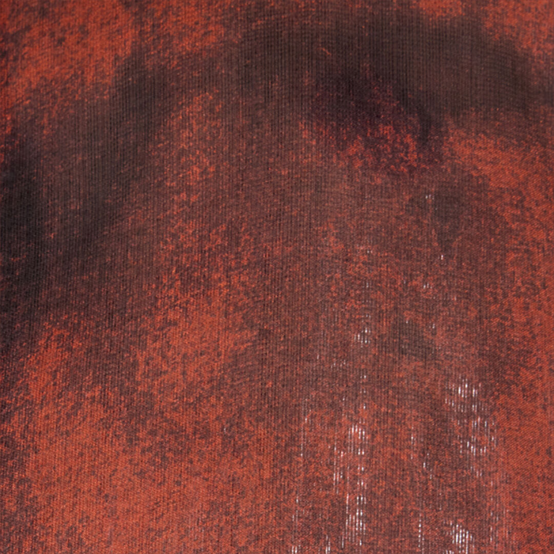 RC Silk Blend Shirt with Garment-Dyed Effect Black/Red VNT725-HXP69