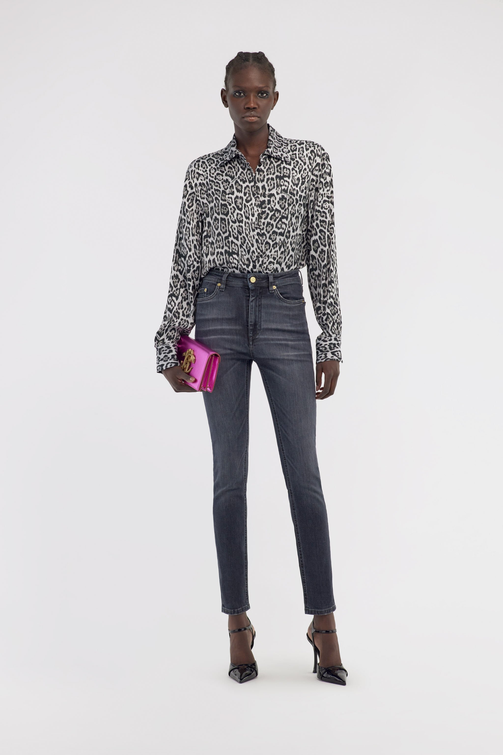 RC Shirt with jaguar print GREY NOT70A-FXM81