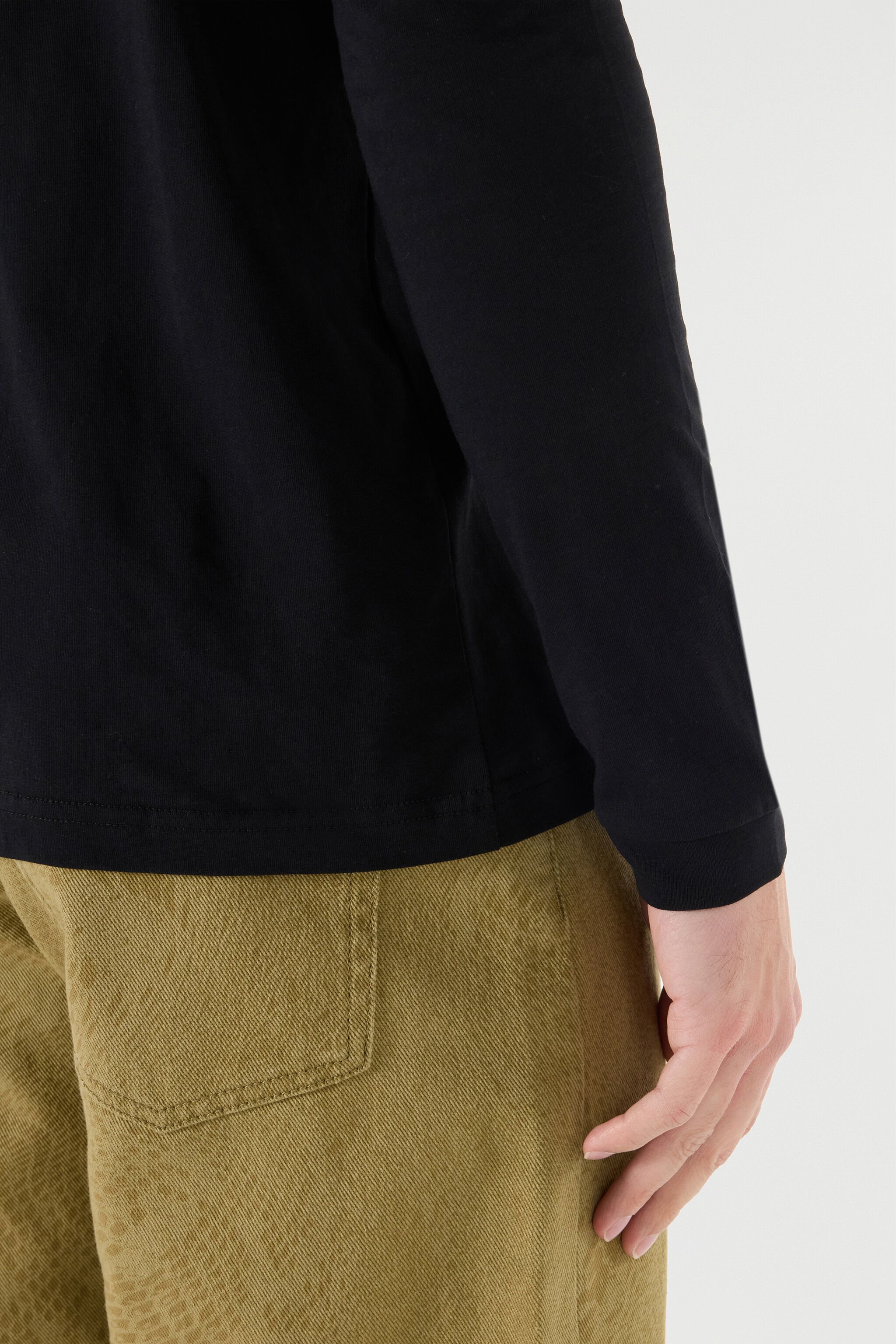 RC Long-Sleeved T-Shirt With Logo Black POT61B-JD060