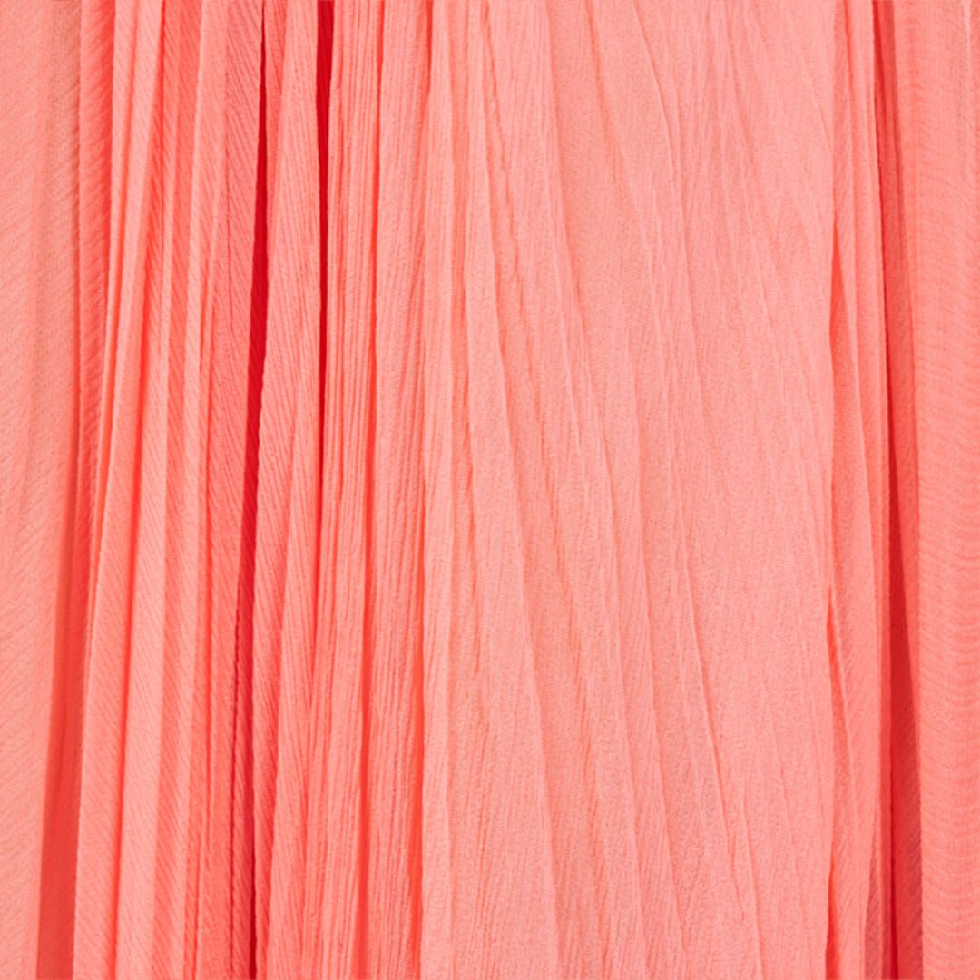 RC Long Silk Dress SALMON PINK WQT129-CQ002