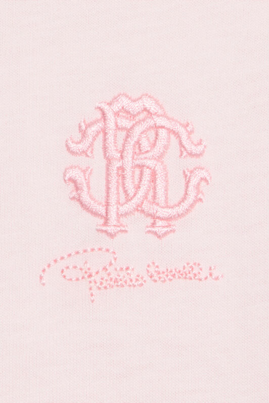JU T-Shirt Rosa Baby Con Monogram RC JU T-Shirt Rosa Baby Con Monogram RC BABY ROSE VJT606-JD001