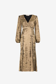 ${brand} Samtkleid mit Schnürung ${colorDescription} ${masterID}