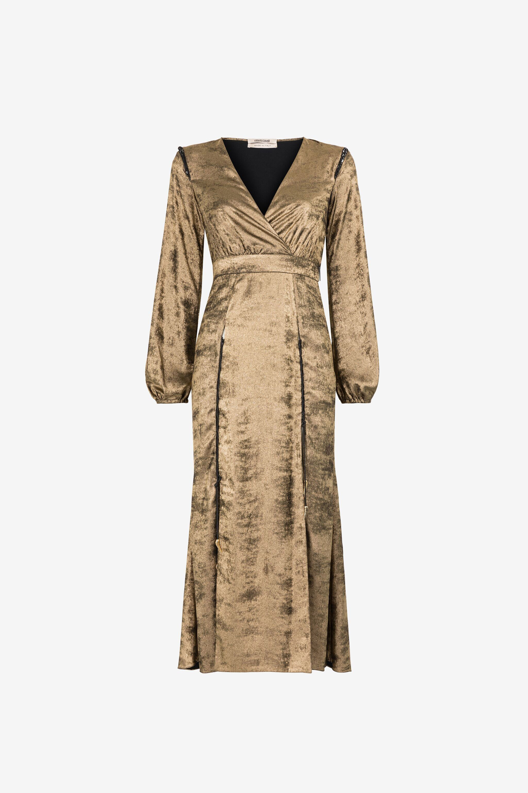 RC Vestido cruzado Oro PQT114-FC005