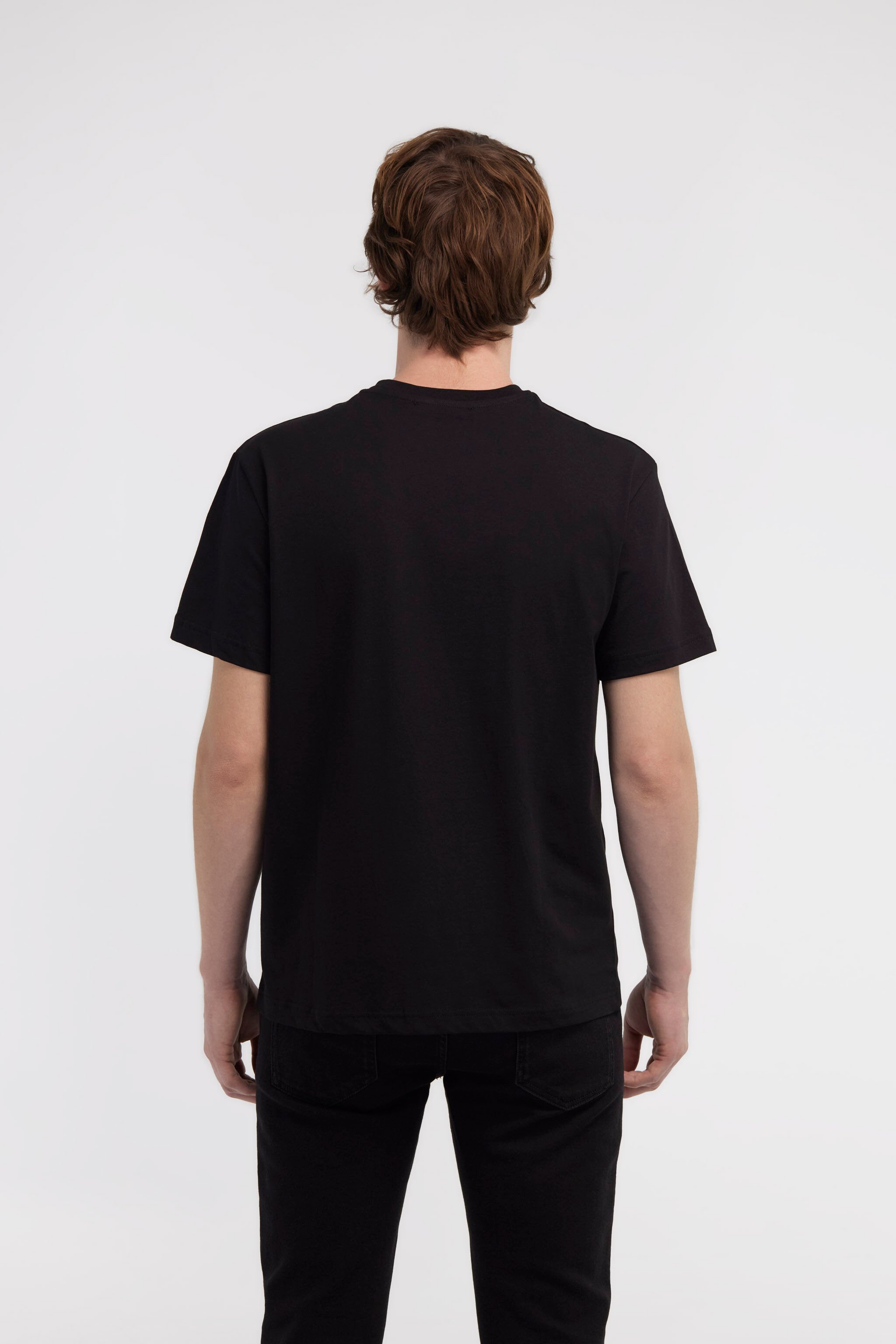 RC T-shirt with Jaguar and Snake prints Black NOT60J-JD060