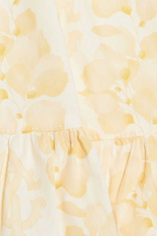 JU Abito Con Stampa Floreale E Monogram RC Giallo UJT117-7MO41