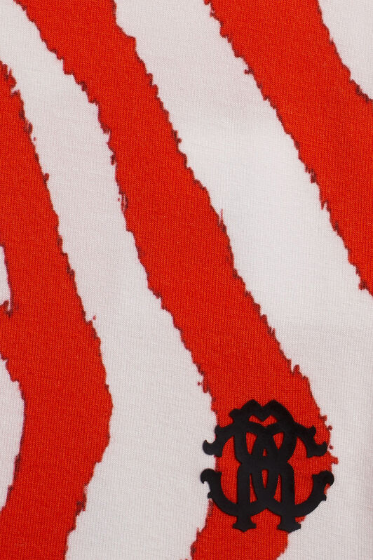 JU Zebra Foulard print T-shirt JU Zebra Foulard print T-shirt RED/WHITE IJT628-JLQ63
