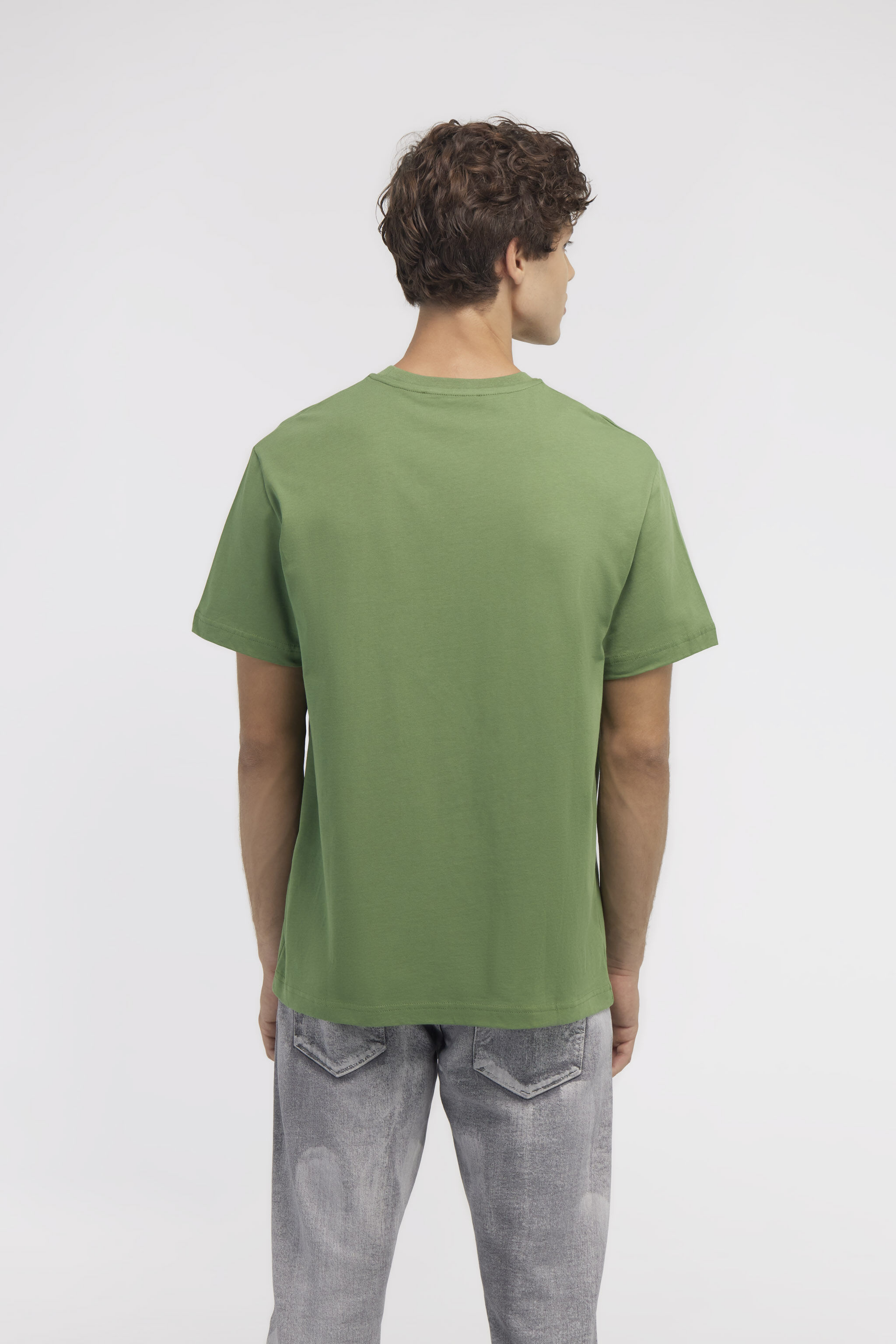 RC T-shirt con logo e stampa Cavallo Verde NOT60P-JD060