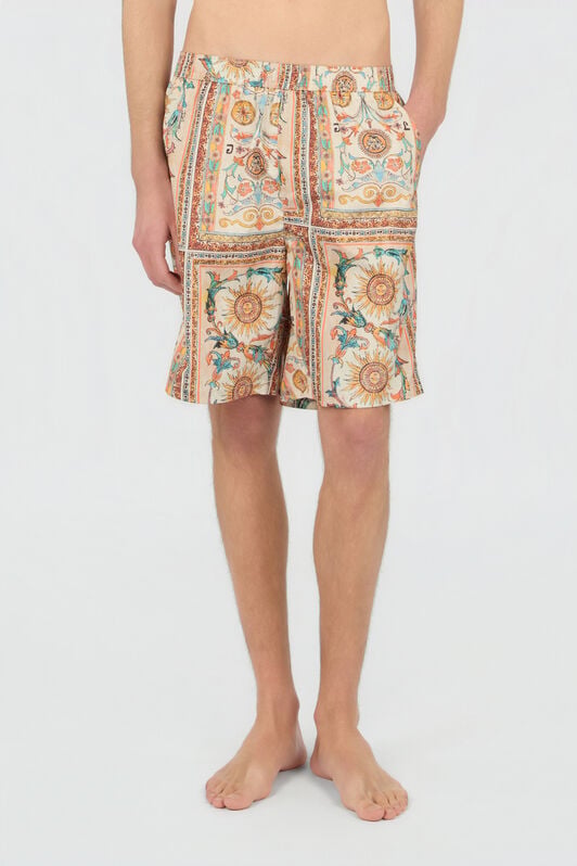 JC Bermuda-Badeshorts Mit Persian Tarot Print JC Bermuda-Badeshorts Mit Persian Tarot Print 744 BEIGE + 217 AZZU WFT137-WF195