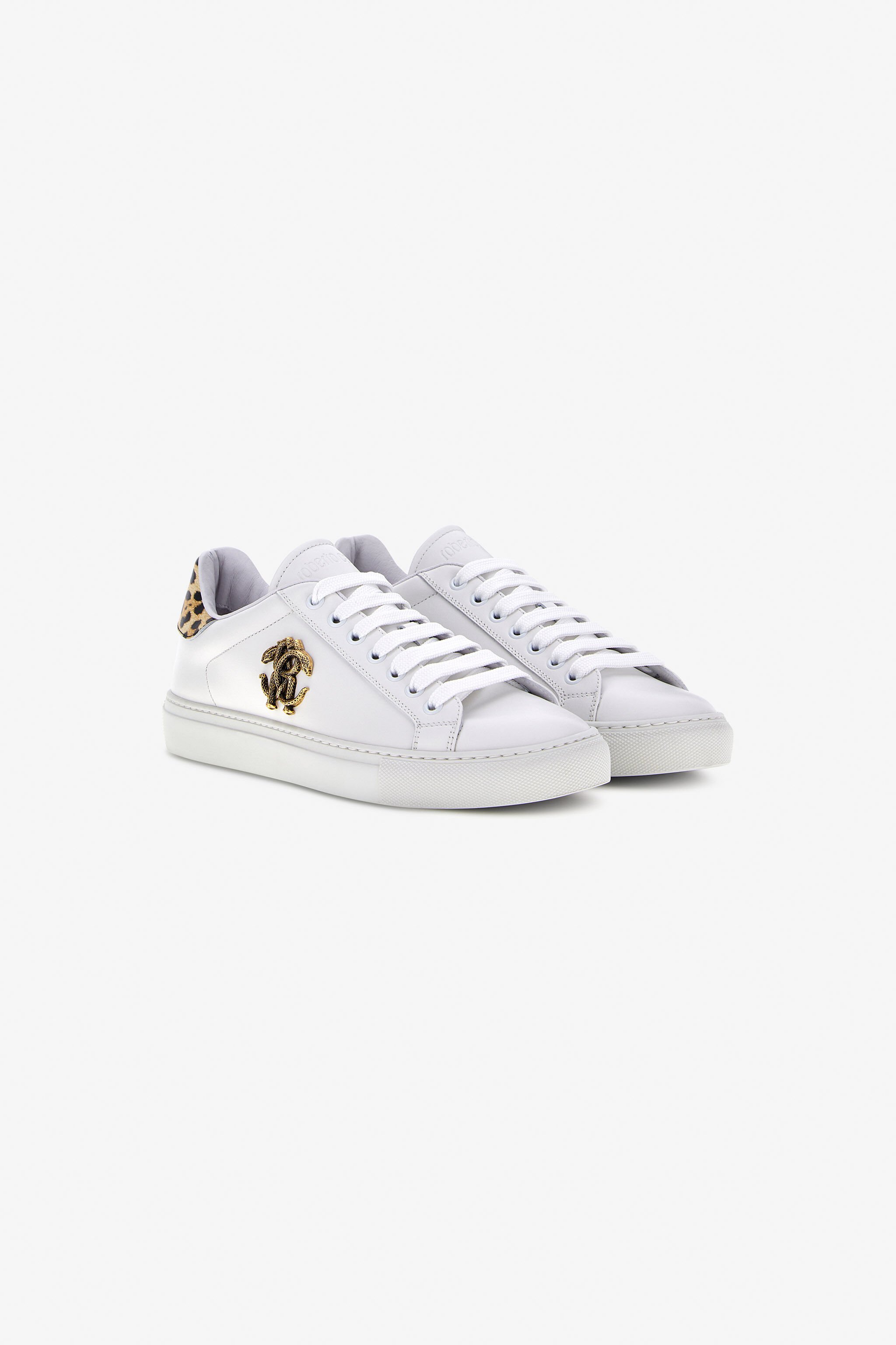 RC Sneakers with Monogram RC Light brown/White SKS031-PZA90