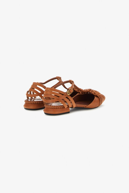 RC Ballerine con intreccio Marrone SWS101-PZ899