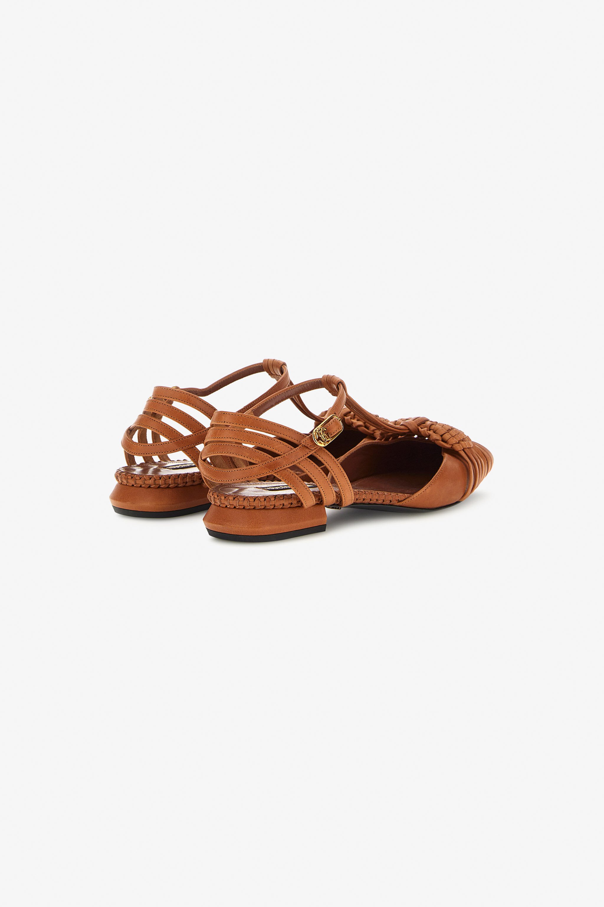 RC Ballerine con intreccio Marrone SWS101-PZ899