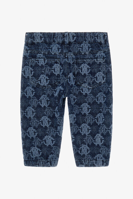 JU Hose aus Denim mit dem Logo RC Blau TJJ209-DL001