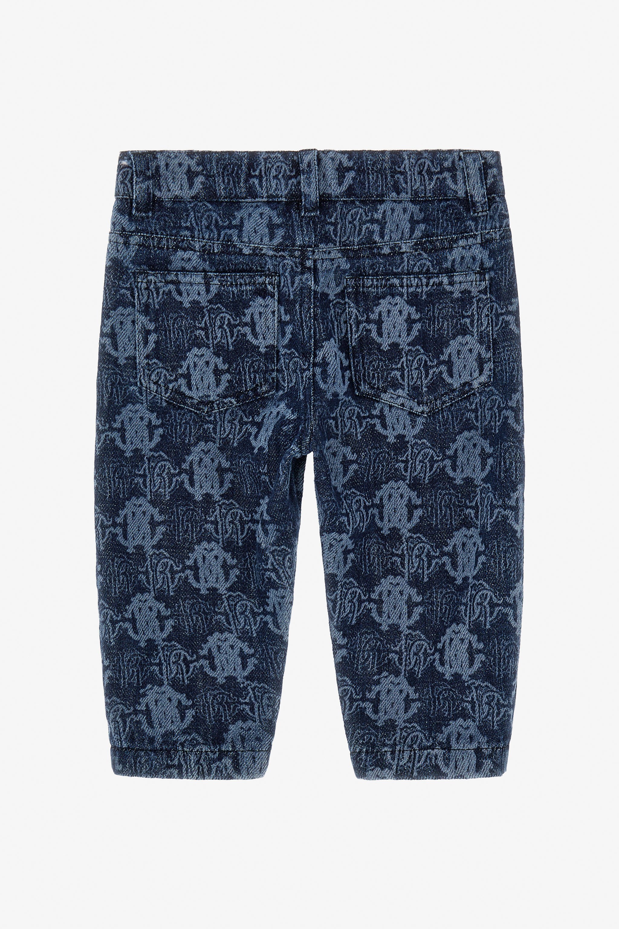 JU Hose aus Denim mit dem Logo RC Blau TJJ209-DL001