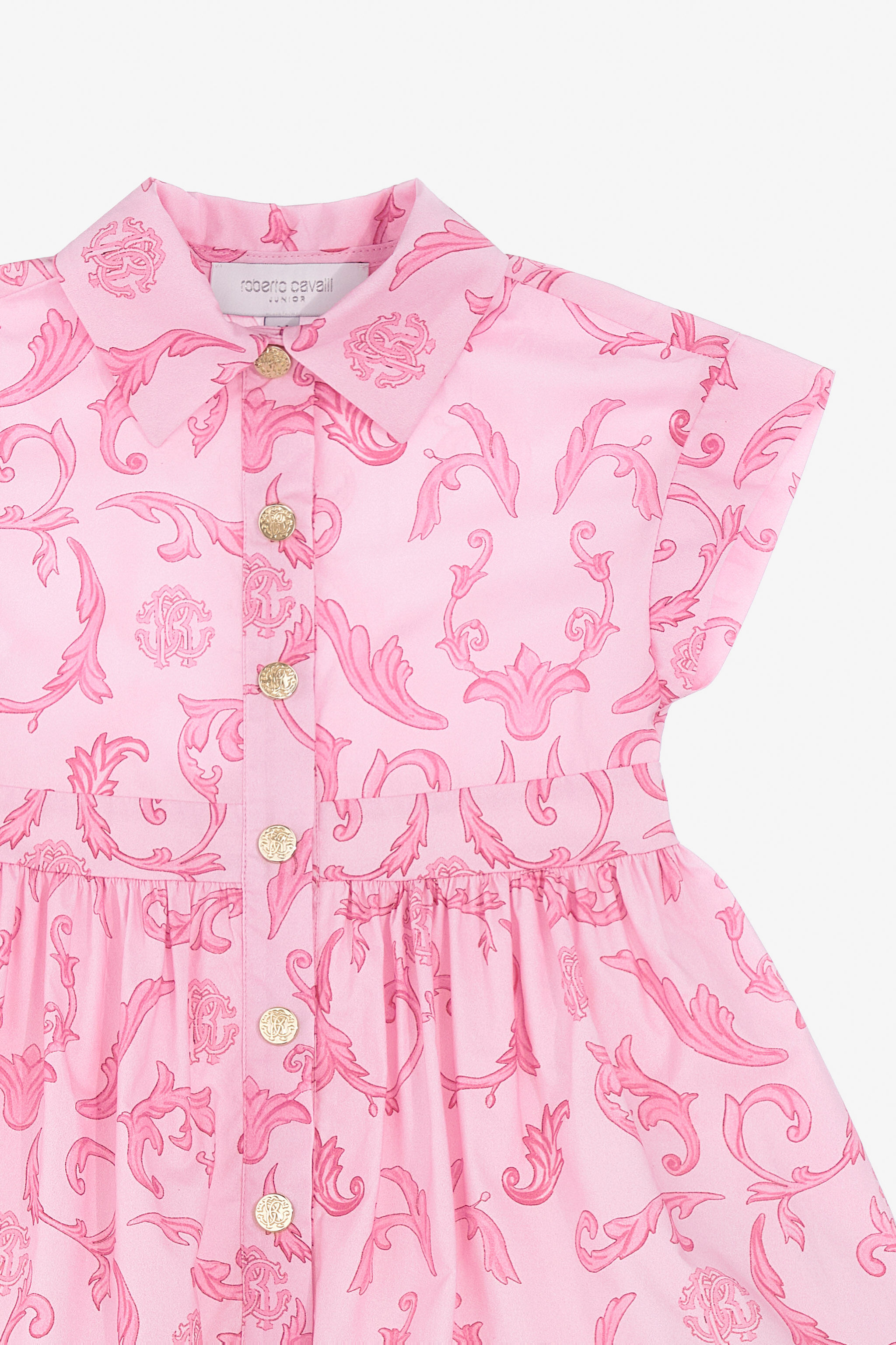 JU Printed Dress Pink SJT173-7ML96
