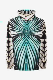 ${brand} Giacca a vento stampa Ray Of Gold in nylon ${colorDescription} ${masterID}