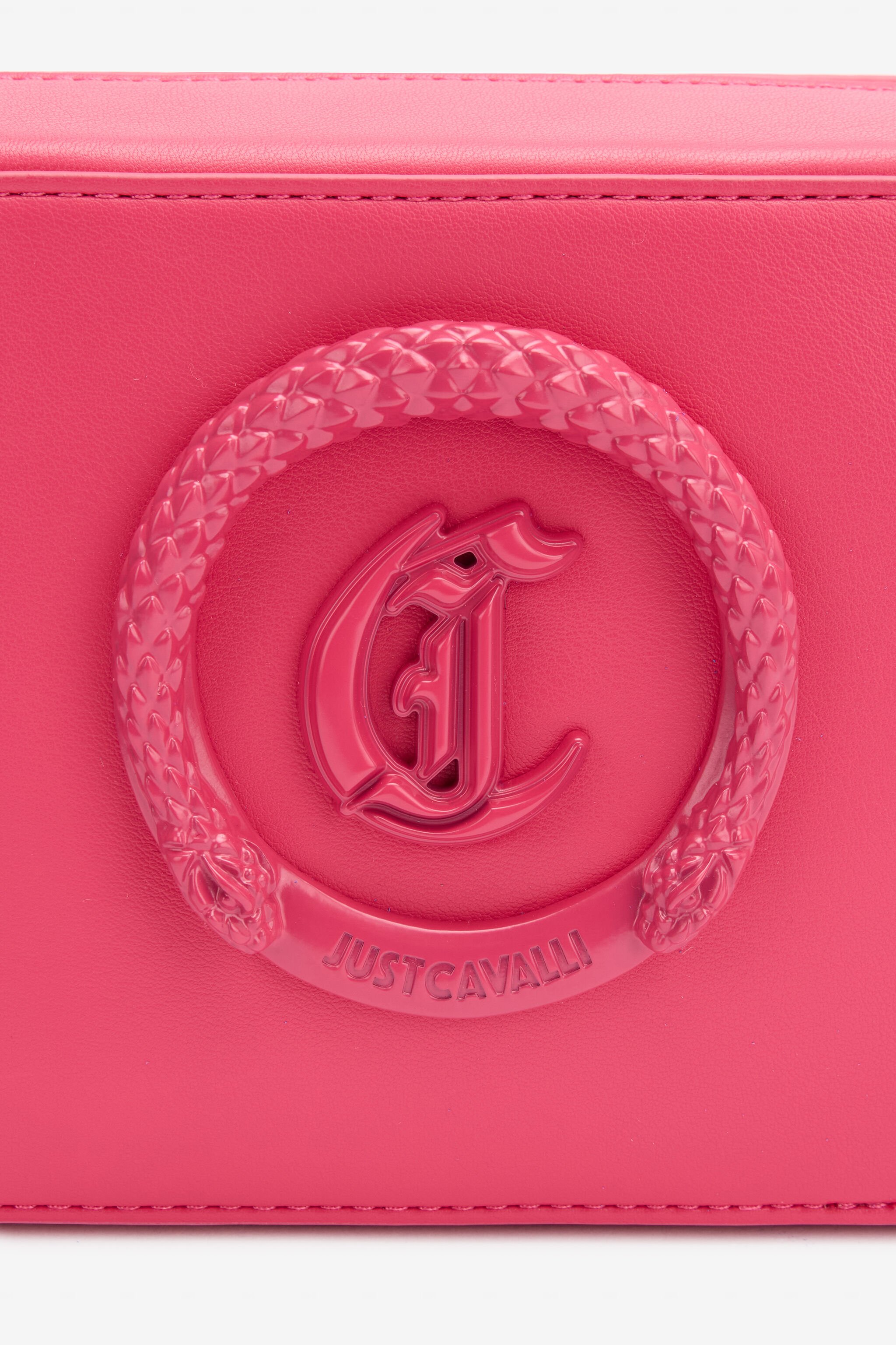 JC Bag With Snake And JC Monogram Fuchsia SFB260-SF758
