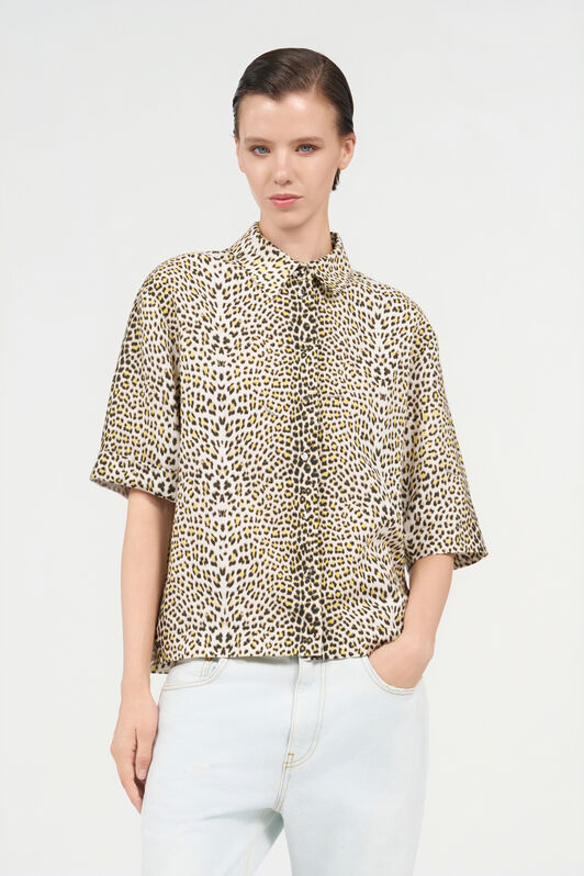 RC Hemd mit Baby Jaguar-Print RC Hemd mit Baby Jaguar-Print YELLOW/BLACK WQT705-OXR30