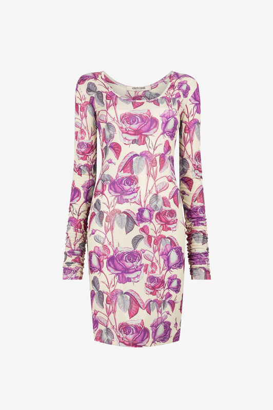 RC Rose-Print Dress Pink PQT10B-LNF03