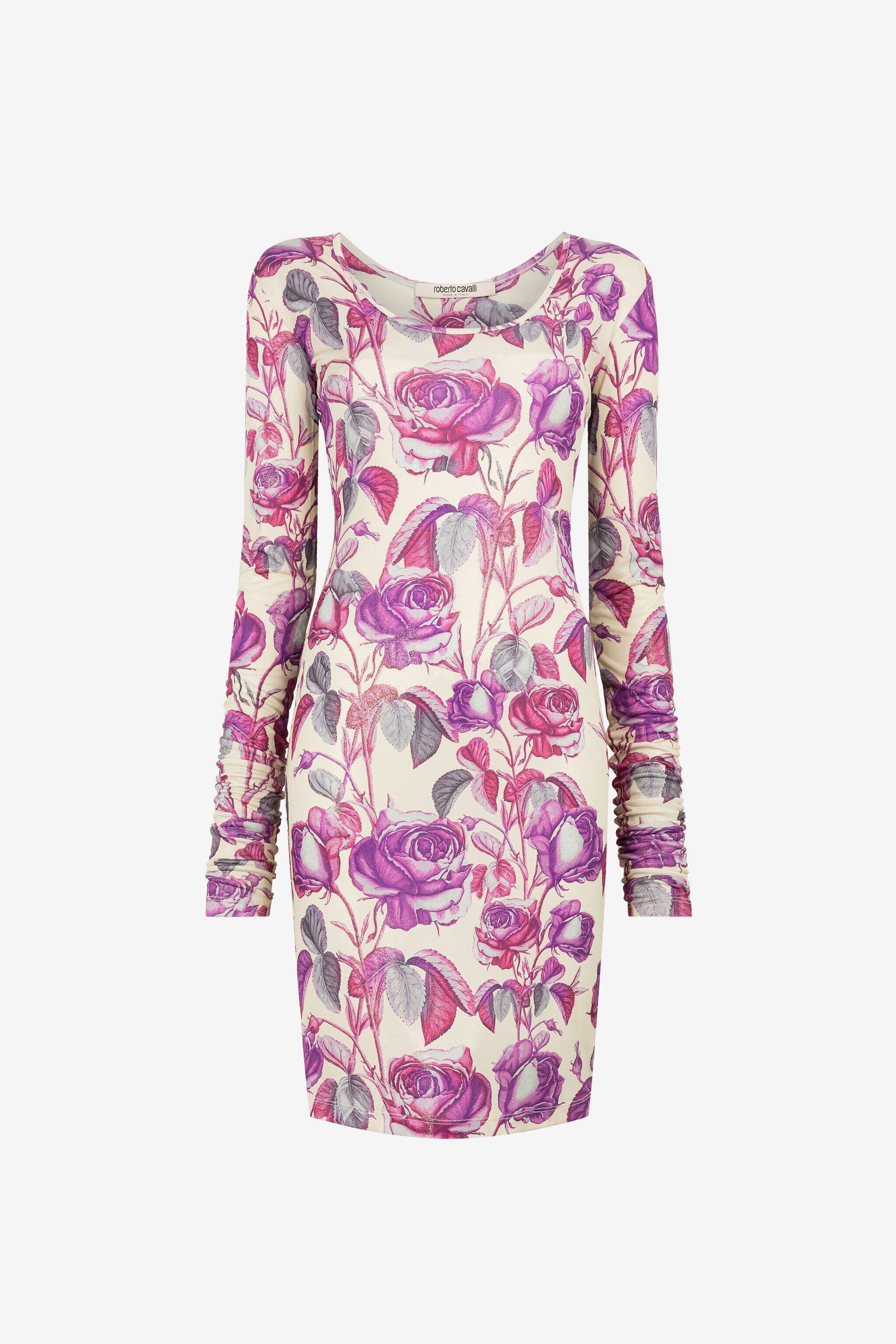 RC Rose-Print Dress Pink PQT10B-LNF03