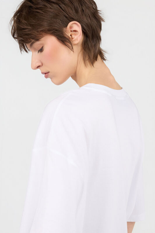 JC White T-Shirt With Logo JC White T-Shirt With Logo WHITE WFT229-WF611