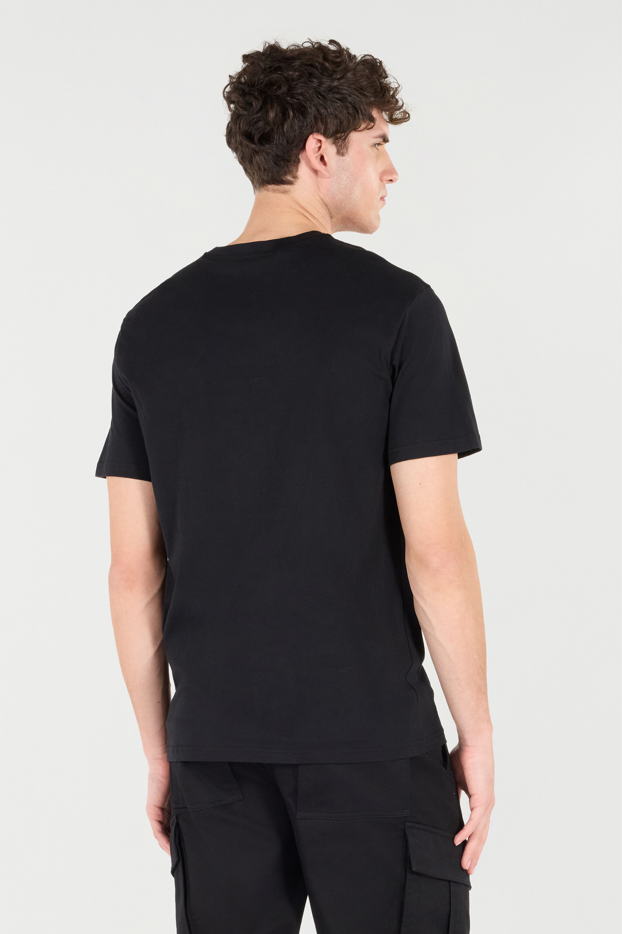 RC T-Shirt With Lightning Bolt And Jaguar Black POT60B-JD060
