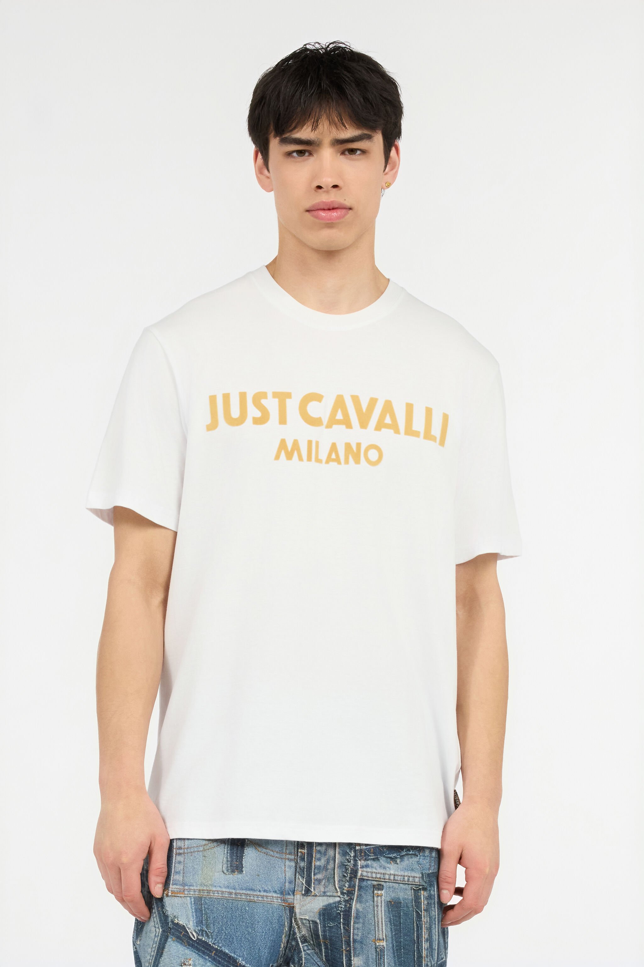 JC T-Shirt Avec Logo Floqué WHITE UFT058-UF078