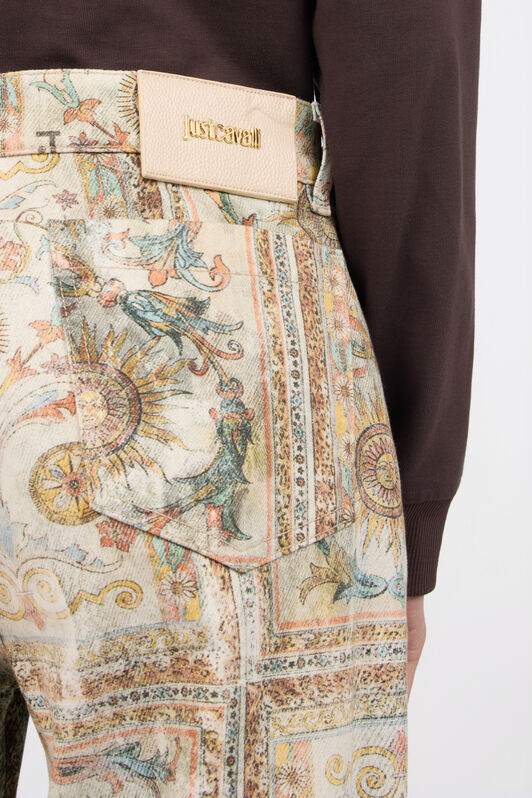 JC Persian Tarot Print Jeans JC Persian Tarot Print Jeans SHIFTING SAND WFJ049-WF533