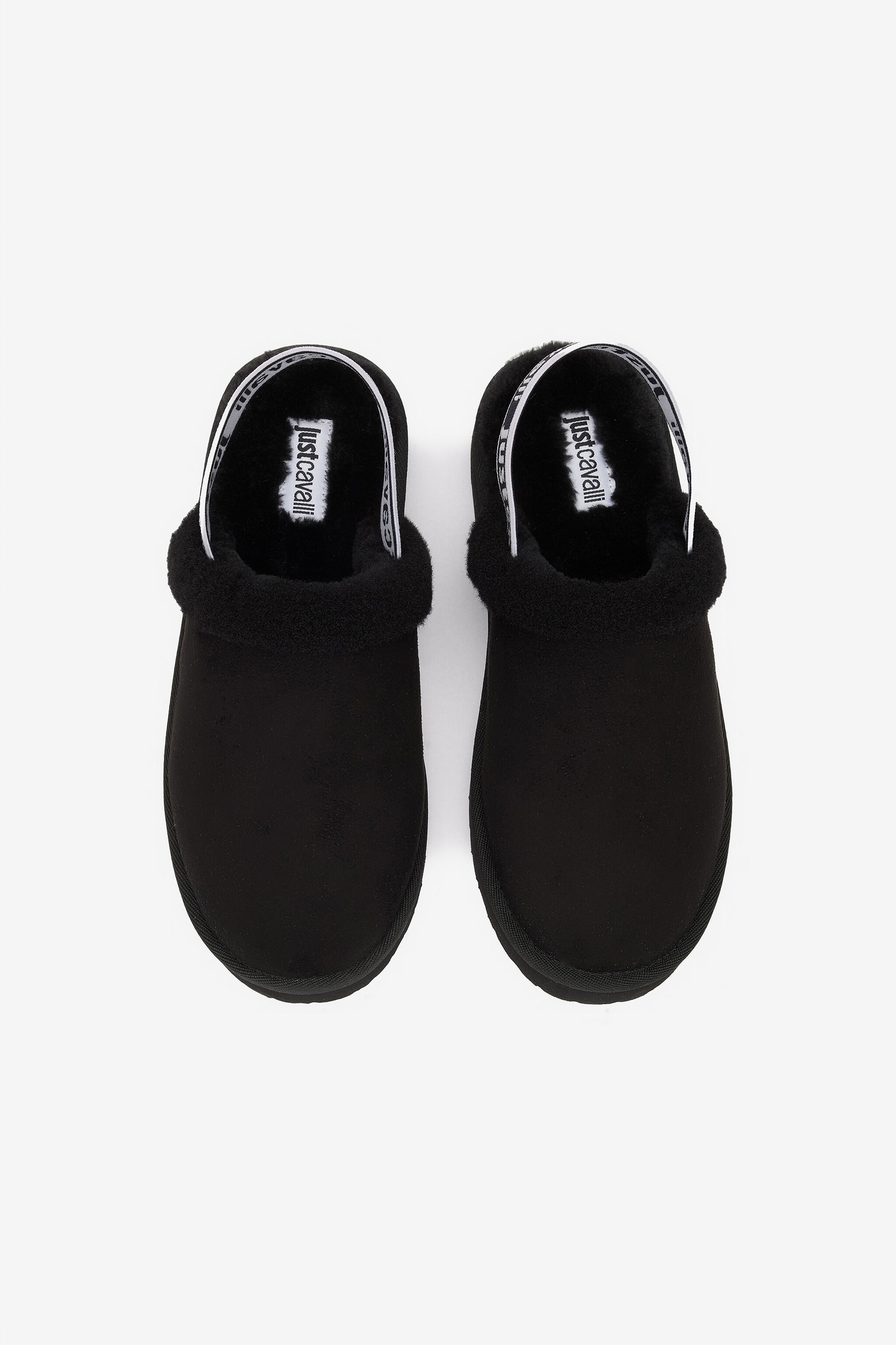 JC Schwarze Comfy Style Sabot Schuhe BLACK VFS104-VF632