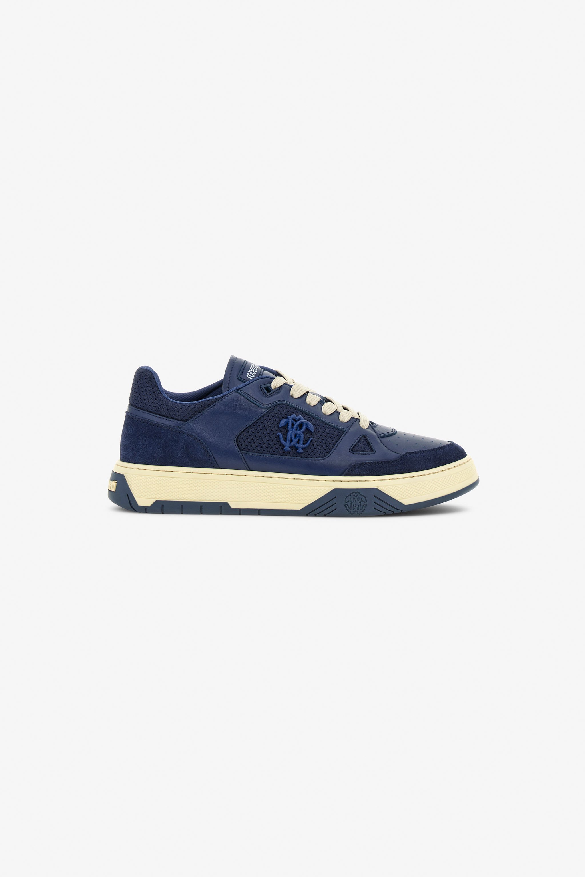 RC Sneakers con Monogram RC Blu scuro SRS044-PZ12A