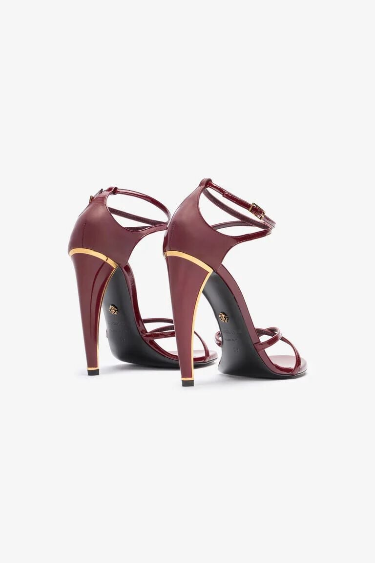 RC Heeled sandals with Fang heel Purple TWS004-PZV00