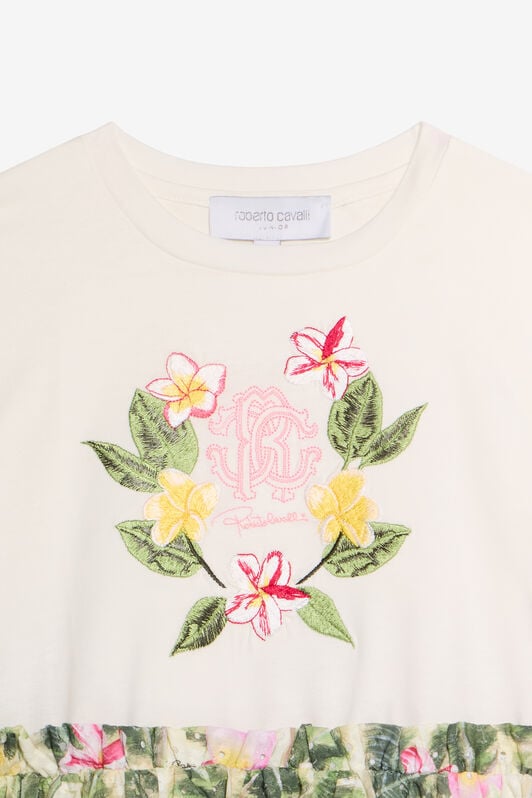 JU Dress with Logo and Pink Cheetah Print JU Dress with Logo and Pink Cheetah Print Pink UJT10Q-JD001