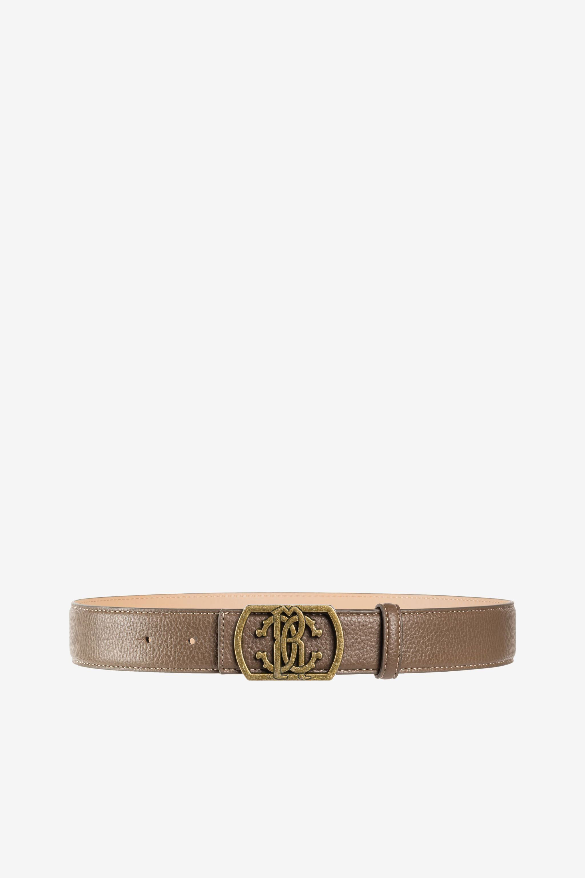RC RC Monogram Belt Brown JSC001-AB001