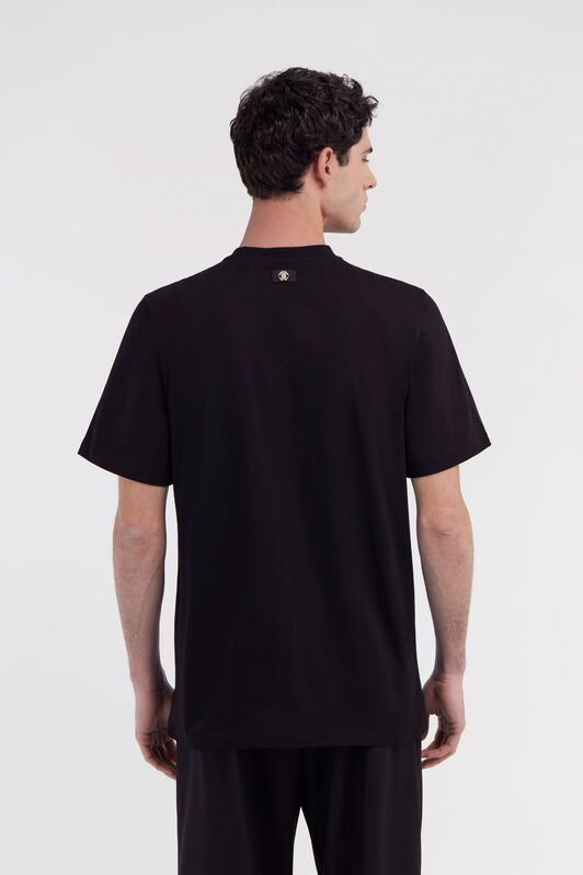 RC T-shirt with Logo Schwarz SRT61B-JD060