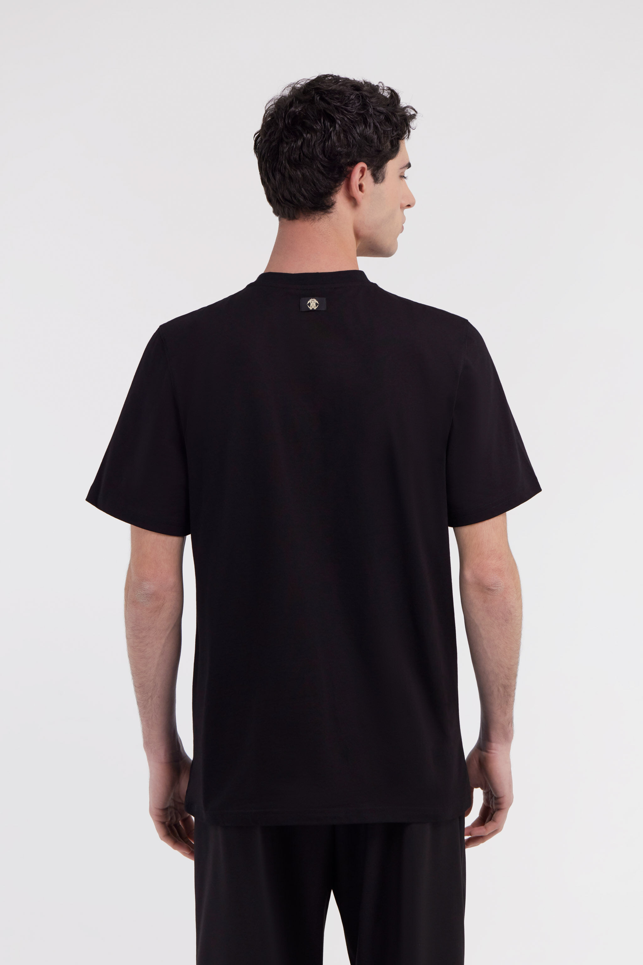 RC T-shirt with Logo Schwarz SRT61B-JD060