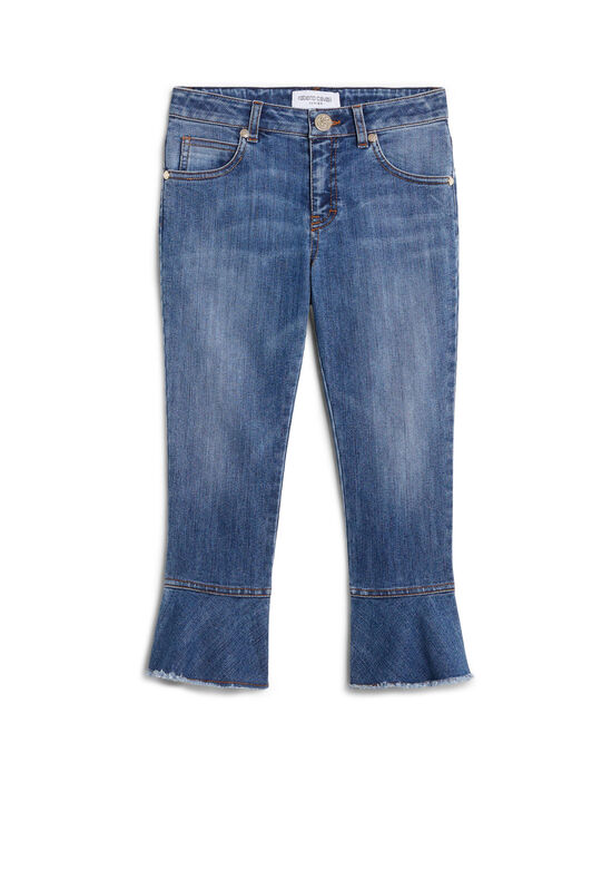 JU Raw cut bell hem jeans JU Raw cut bell hem jeans MEDIUM/LIGHT BLUE JJJ202-DS029