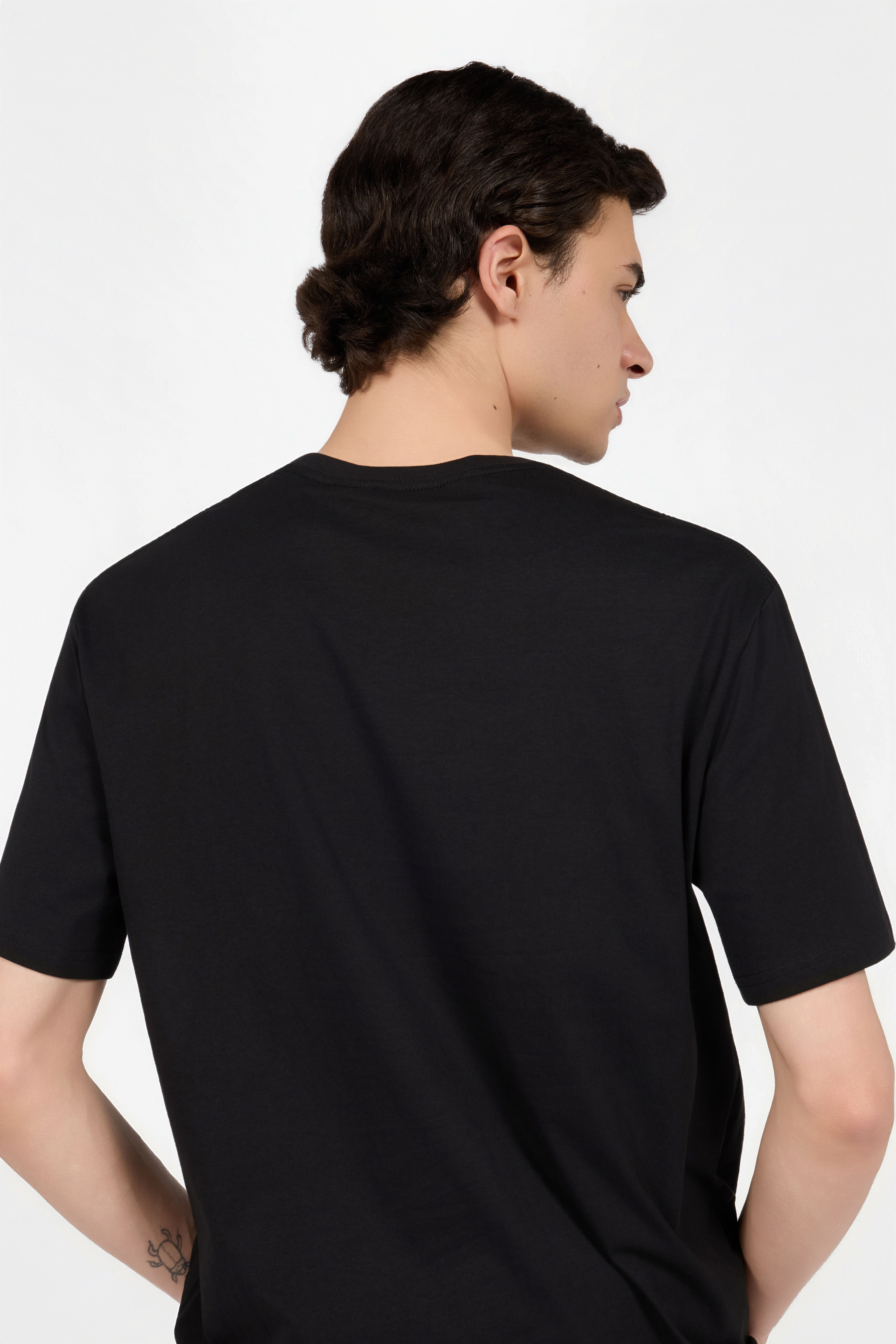 JC Black T-Shirt with Logo BLACK Q61256-Q0159