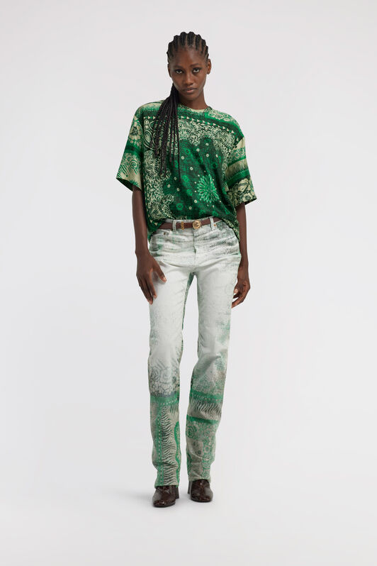RC Bandana Print T-shirt Green TKT644-4QN05