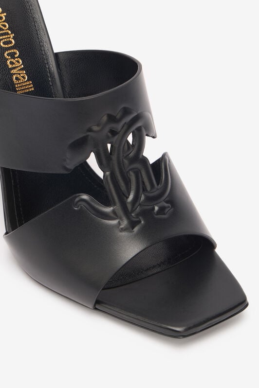 RC Mules With Maxi Heels Black TKS004-PZ172