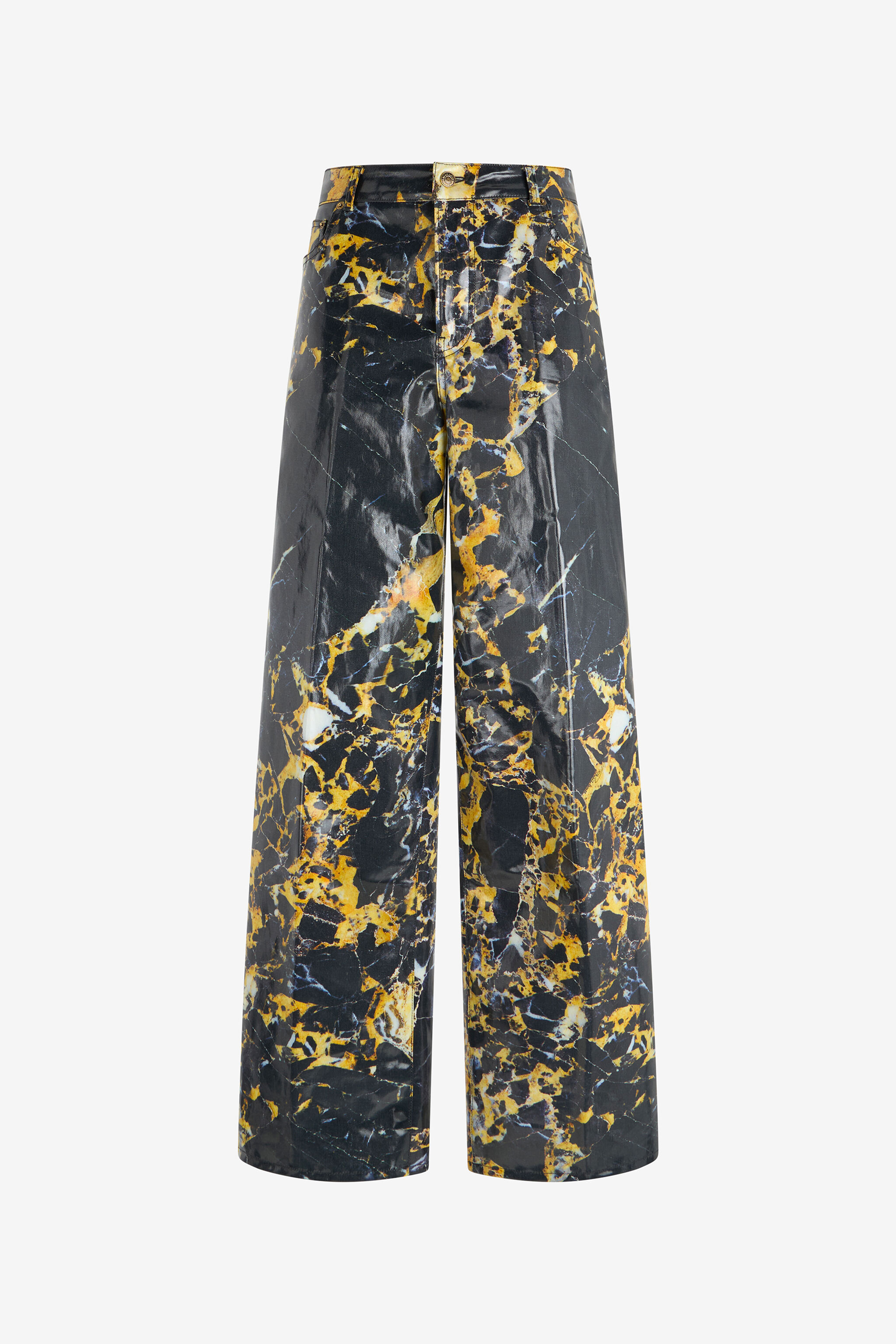RC Pantalón Holgado Estampado Marble Oro TWJ207-KGN19