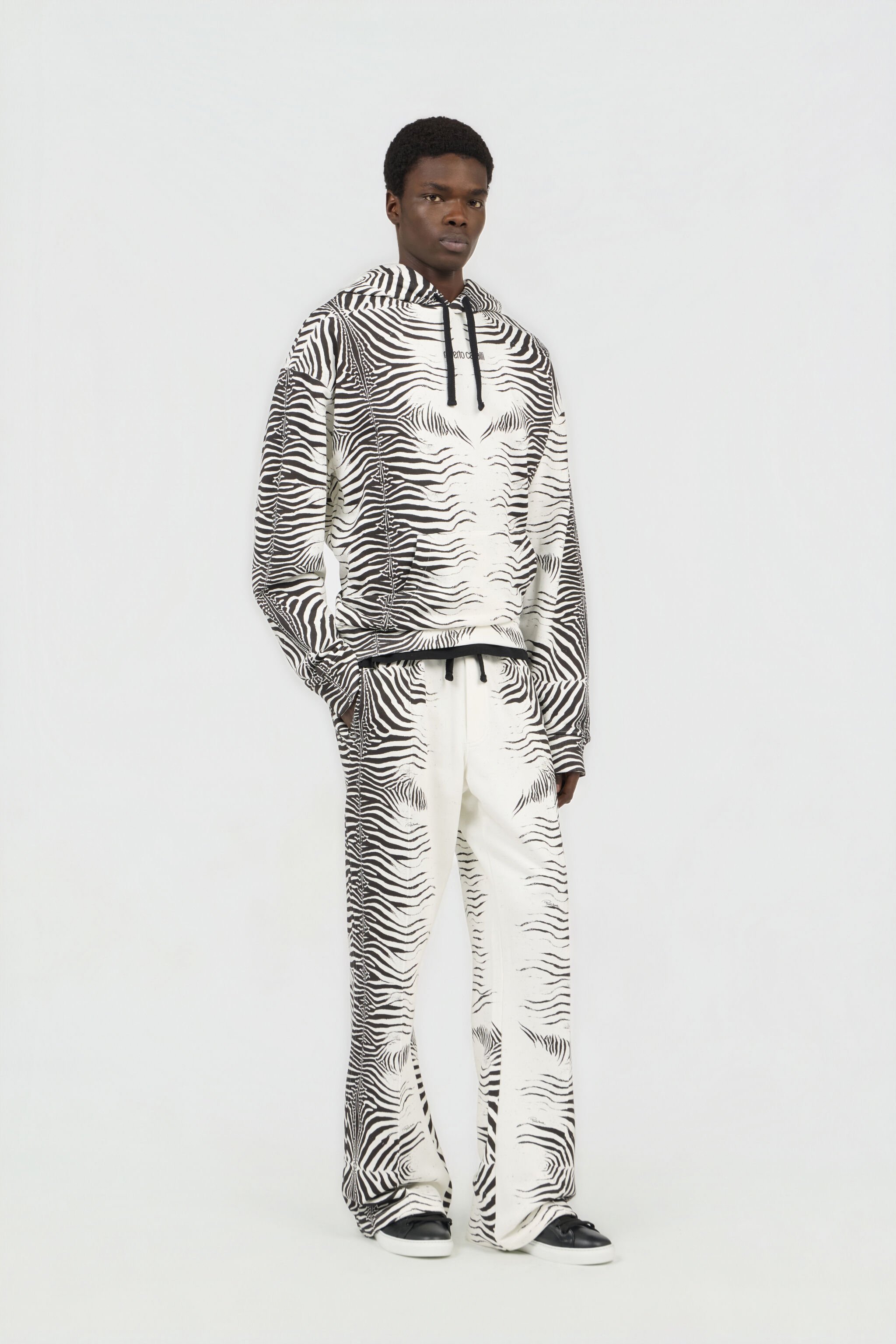 RC Zebra Print Sweatshirt WHITE/BLACK ZEBRA SOT66J-CF063