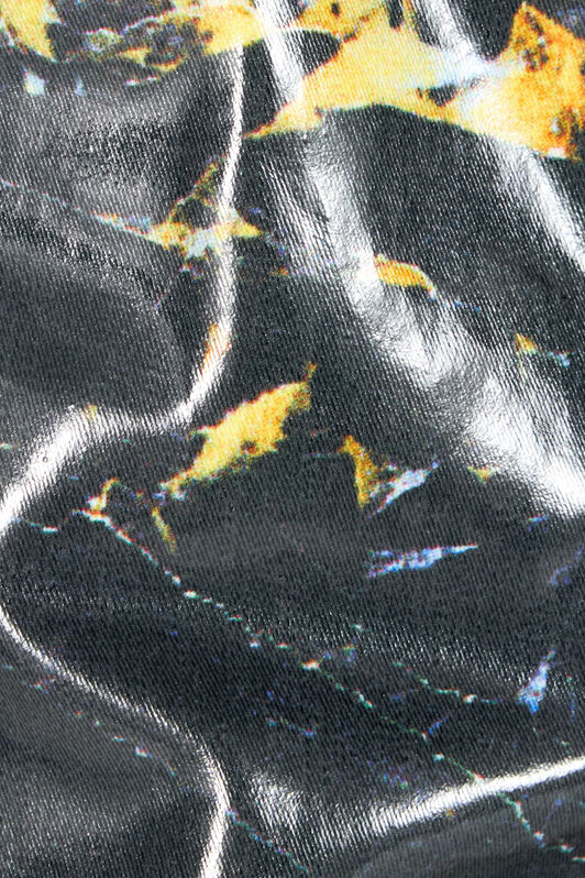 RC Pantalón Holgado Estampado Marble Oro TWJ207-KGN19
