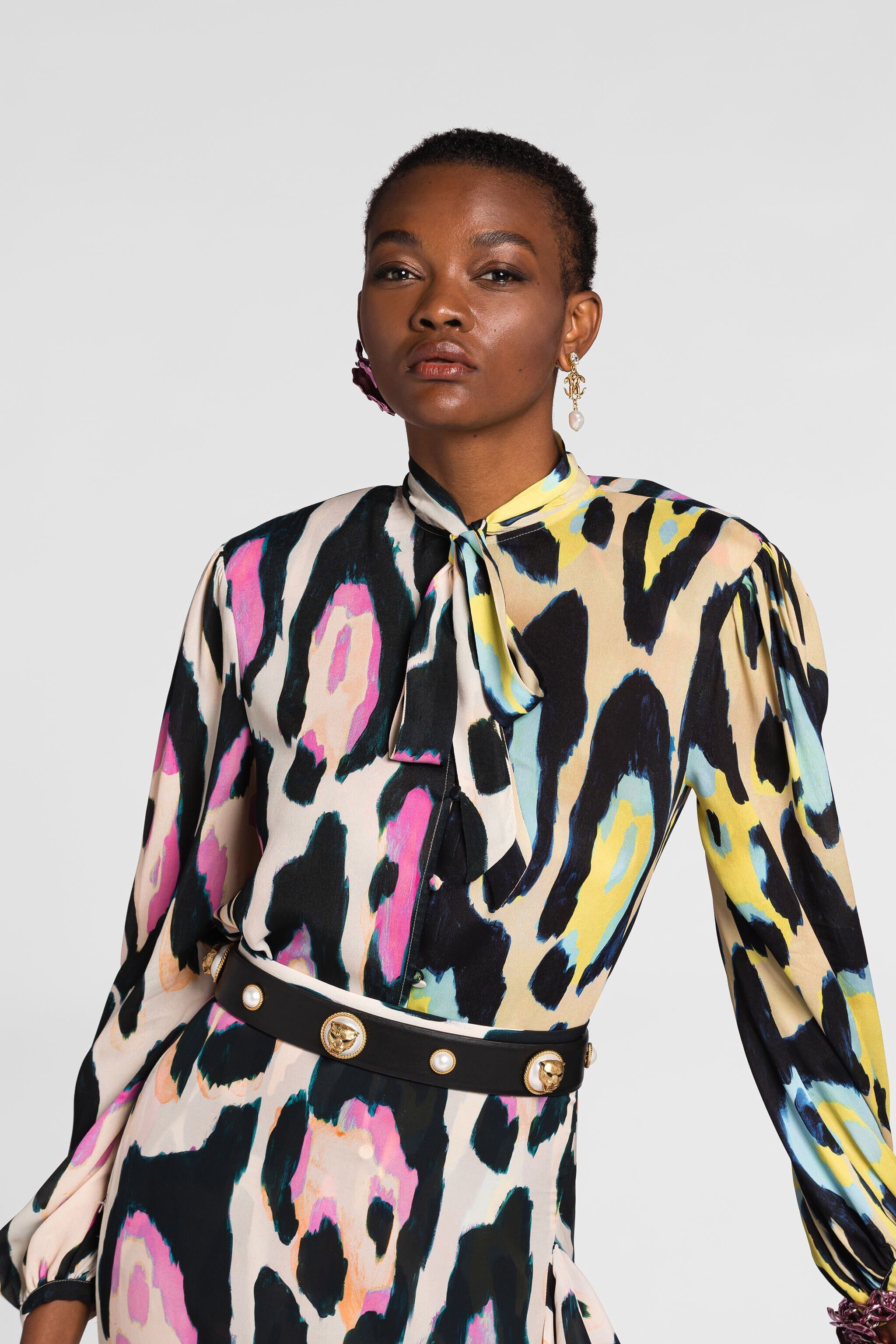 RC Jaguar-Print Top ROSA QKT720-FVF54