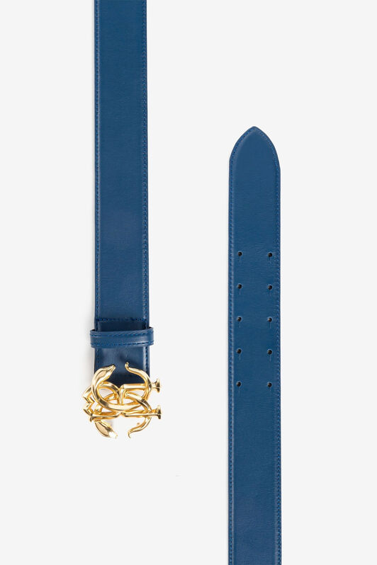 RC Logo-buckle belt RC Logo-buckle belt Blue QRC006-PZ132