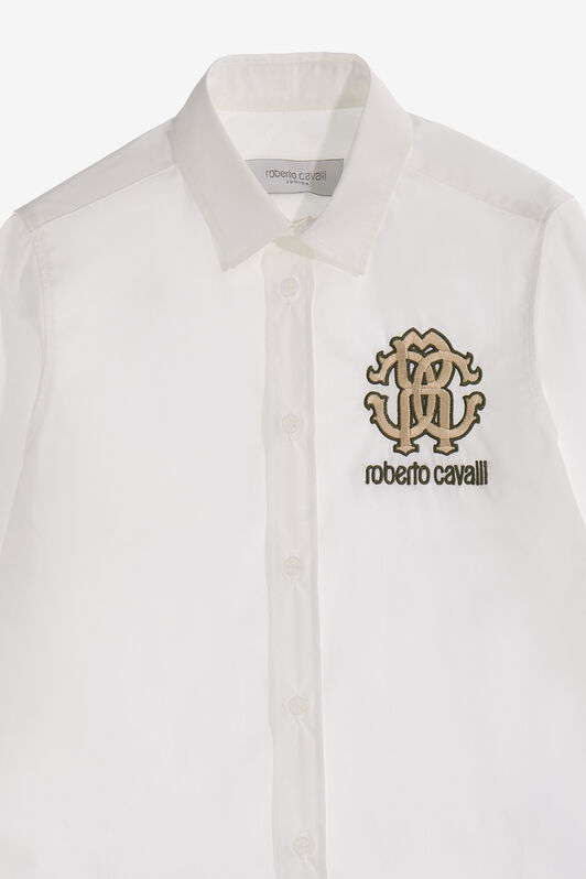 JU Camicia con Logo Bianco SJT704-CH004