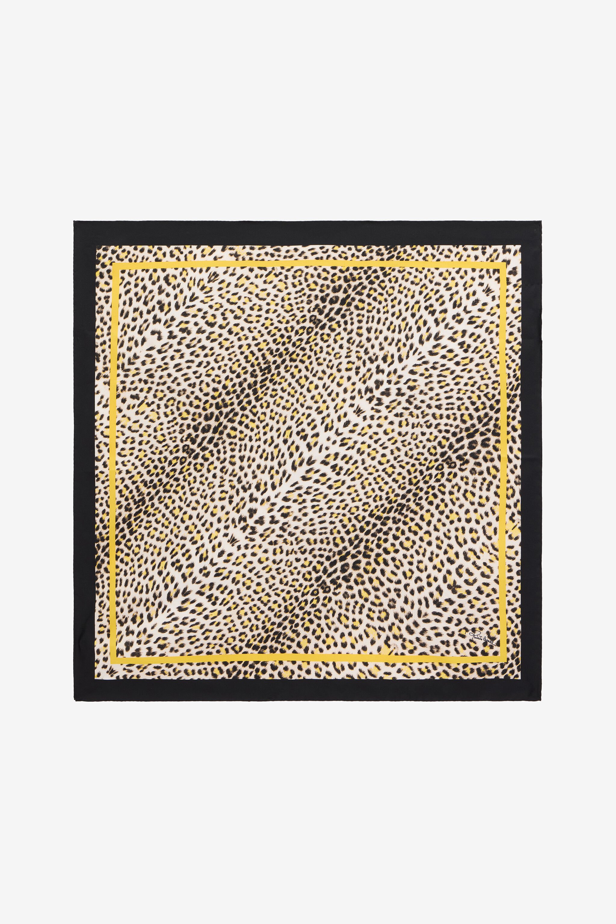 RC Foulard in Seta con Stampa Pop Jaguar YELLOW/BLACK WQI004-OZR30